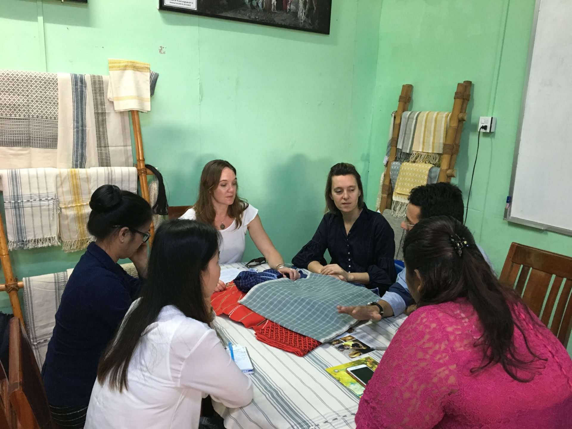 Ock Pop Tok - Capacity Building Workshops in Myanmar ock pop tok laos myanmar 05 team planning discussion - Workshops in Myanmar