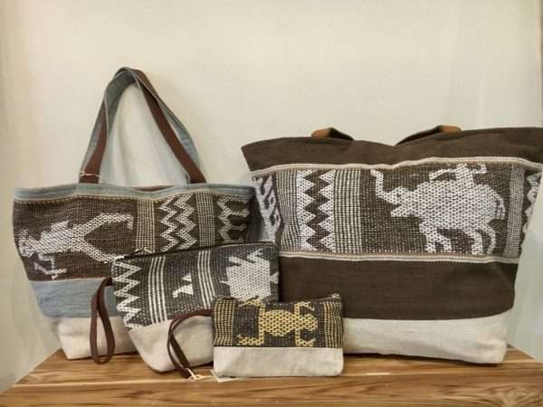 ock pop tok laos village weaver ngae bag product brown - Kriang