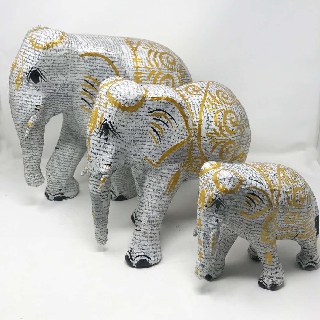 blog ropt hlad day elephant papier mache - upcycling