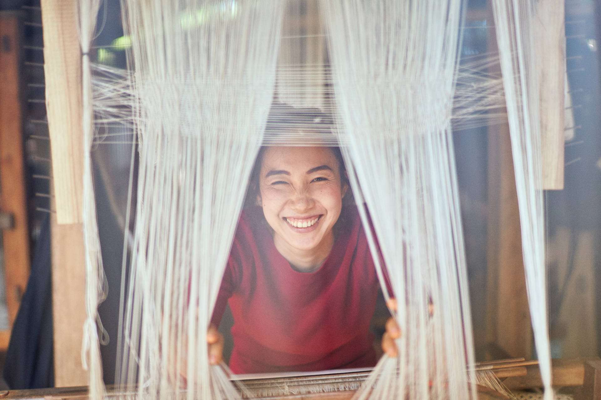 ock pop tok laos faa loom open - Discover Laos Through textiles