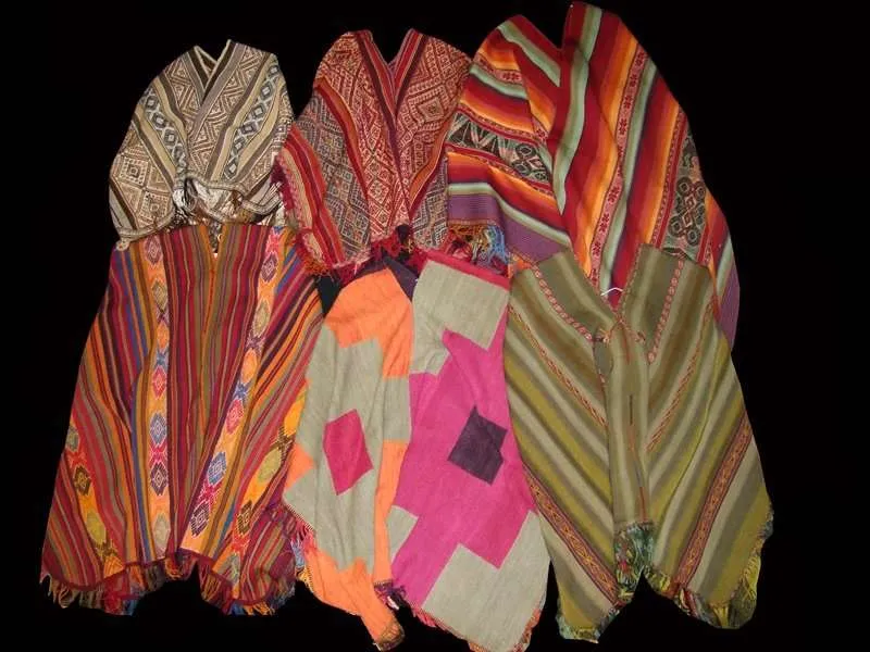 ock pop tok radio nilda textiles ponchos - Quechua textiles