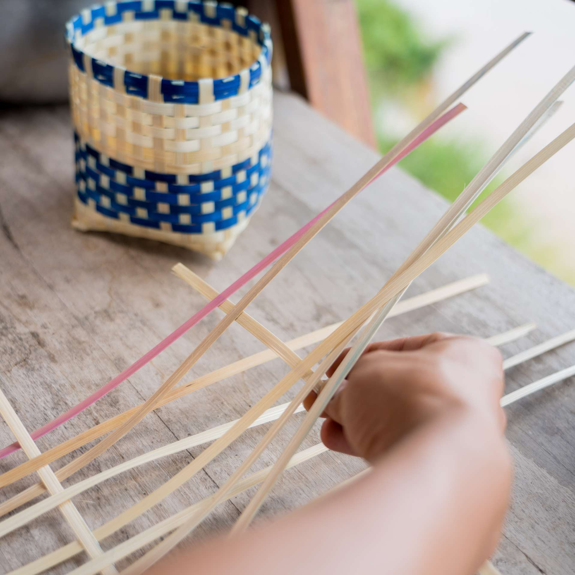 Bamboo Weaving DIY Kit Basket - Ock Pop Tok Bamboo Weaving DIY Kit Basket - Ock Pop Tok